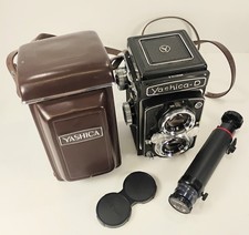 Câmera de Filme Yashica-D TLR ESTADO PERFEITO com Lente 80mm f3.5 Yashikor Preta (COMO ESTÁ) comprar usado  Enviando para Brazil