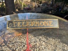 Vintage telephone sign for sale  Lewisberry