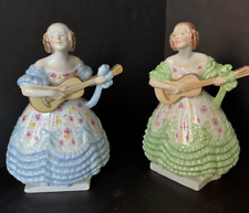 Conjunto de porcelana Herend duas meninas tocando guitarra estatuetas Mrs Dery comprar usado  Enviando para Brazil