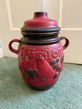 Rumtopf jar. flambeau for sale  WHITBY
