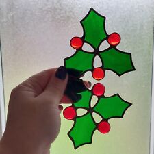 Stained glass mistletoe for sale  KETTERING