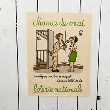 Affiche loterie nationale d'occasion  Theix