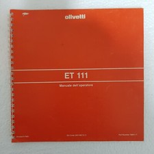 Olivetti manuale istruzioni usato  Marino
