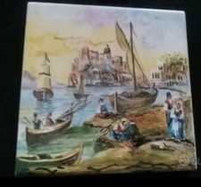 Ceramica maiolica ischia usato  Giugliano in Campania