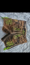 Hirschlederhose handgestickt l gebraucht kaufen  Merching