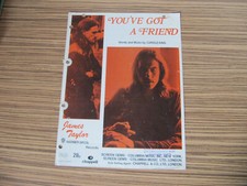JAMES TAYLOR - YOU'VE GOT A FRIEND - ORIGINAL SHEET MUSIC (SH) comprar usado  Enviando para Brazil