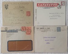 Lettres pub obl. d'occasion  Rue