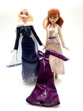Bonecas da moda Disney Frozen Elsa & Anna com roupas e pacote extra de vestido Mattel comprar usado  Enviando para Brazil