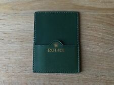 Cartera Tarjetero ROLEX Card Holder - Green Leather - 2005 - Reloj Watch Montres segunda mano  Embacar hacia Argentina