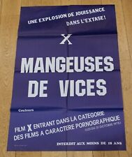 Mangeuses vices affiche d'occasion  Nancy-