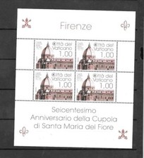 Usado, Vaticano 2018 Florença 600 Anniv Cúpula da Catedral Santa Maria del Fiore MNH MS comprar usado  Enviando para Brazil