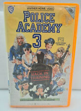 Fita de vídeo VHS POLICE ACADEMY 3 caixa grande ex-aluguel Warner vídeo caseiro comprar usado  Enviando para Brazil