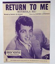 Return danny di for sale  LONDON