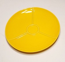 Usado, Lanche vintage dividido amarelo Homer Laughlin ritmo 10"  comprar usado  Enviando para Brazil