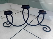 Candle stand...black...cast me for sale  ST. AUSTELL