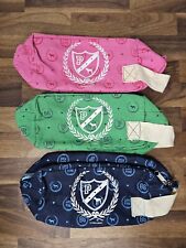 3 bolsas cosméticas Victoria's Secret University of ROSA 1986 lona com zíper vintage novas sem etiquetas comprar usado  Enviando para Brazil