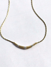 Collier kette flache gebraucht kaufen  Deutschland