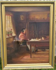 Oil canvas portrait for sale  GLENROTHES