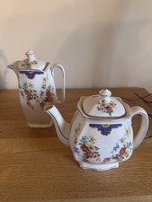 Vintage floral teapot for sale  BRECON