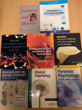 Psychology book bundle for sale  WORCESTER