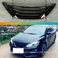 Grelha de grade de malha esportiva preta brilhante parachoque dianteiro para Nissan Sentra 2016-2019 comprar usado  Enviando para Brazil