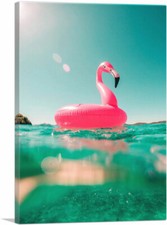 Artcanvas flamingo blow for sale  Niles