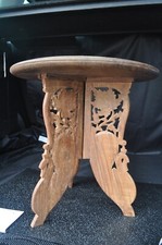 vintage round folding side table for sale vintage round folding side table for sale PENZANCE