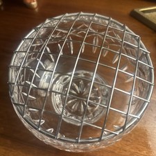 Glass rose bowl for sale  POOLE