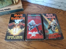 Usado, 3 Iron Maiden VHS Tapes Maiden England Video, Raising Hell, There To Eternity comprar usado  Enviando para Brazil