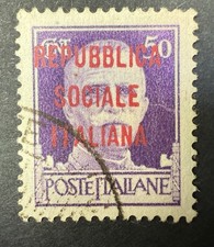 francobolli Rsi 50 Cent. 493/i Sassone Carm.lillaceo Tir.di Verona Certificato na sprzedaż francobolli Rsi 50 Cent. 493/i Sassone Carm.lillaceo Tir.di Verona Certificato na sprzedaż  Wysyłka do Poland