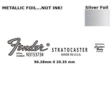 Adesivo de guitarra Fender Stratocaster folha waterslide headstock logotipo restauração década de 191, usado comprar usado  Enviando para Brazil