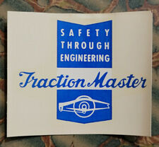 Original vintage TRACTION MASTER água DECALQUE Hot Rod Drag Racing auto antigo scta comprar usado  Enviando para Brazil