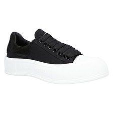 Alexander Mcqueen Lniane buty w kolorze czarnym Kobiece Czarne 39 na sprzedaż  PL