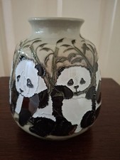 Moorcroft family panda for sale  BUXTON