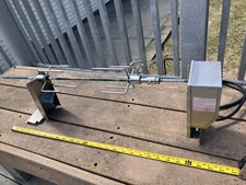 Usado, Kit rotisserie Sunrise B120 de aço inoxidável com haste de cuspe 24 X 1/3 polegadas, ... comprar usado  Enviando para Brazil