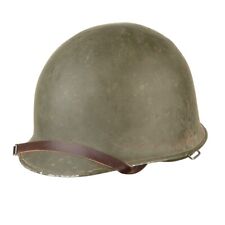 Capacete M1 original genuíno com novo forro de plástico - Segunda Guerra Mundial/Reencenação do Vietnã, usado comprar usado  Enviando para Brazil