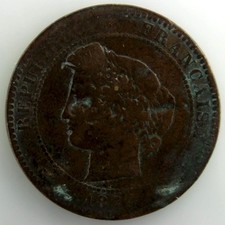 Cérès centimes bronze d'occasion  Valence