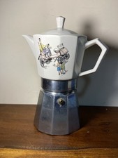 Caffettiera vintage porcellana usato  Roma