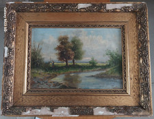 Vieux tableau peint d'occasion  Plestin-les-Grèves