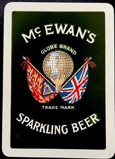 DR93 Trocar Cartas de Jogar 1 VINTAGE BEER BREWERY ADVT WIDE McEWAN’S SPARKLING BEER comprar usado  Enviando para Brazil