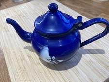 Vintage blue enamel for sale  AYLESBURY