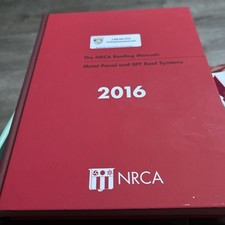 NRCA Roofing Manual Metal Panel SPF Roof Systems Construction Textbook 2016 HC  comprar usado  Enviando para Brazil