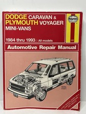 Haynes dodge caravan for sale  Colmar