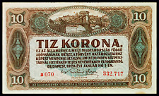 Billet hongrie korona d'occasion  Crespin