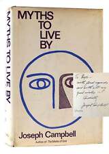 Joseph Campbell MYTHS TO LIVE BY SIGNED  1st Edition 2nd Printing, usado comprar usado  Enviando para Brazil