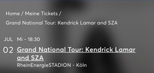 Kendrick lamar sza gebraucht kaufen  Hannover