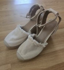 Ladies espadrilles wedges for sale  HAYES