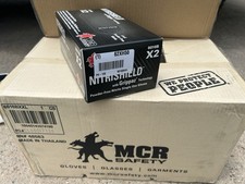 Luvas de nitrilo MCR 2XL NitriShield Stealth 6 mil Pwdr preto livre comprar usado  Enviando para Brazil