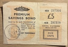 Vintage premium bond for sale  STAFFORD