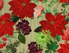 Vintage poinsettia christmas for sale  Fairburn